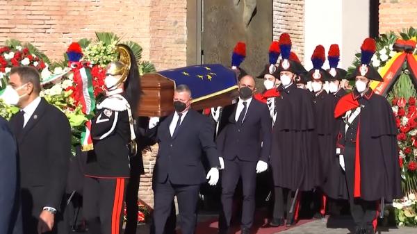 Funeralii de stat pentru David Sassoli, la Roma. Ceremonia religioasă a fost condusă de cardinalul din Bologna