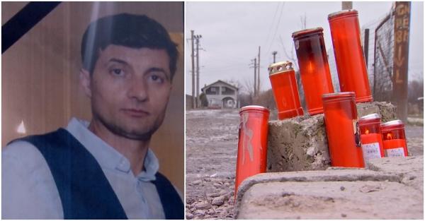 Nicolae, șoferul de microbuz ucis la Bolintin-Vale, condus pe ultimul drum. Bărbatul lasă în urmă doi copii mici