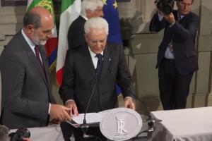 Preşedintele Italiei, Sergio Mattarella, reales de colegiul Marilor Electori pentru un nou mandat