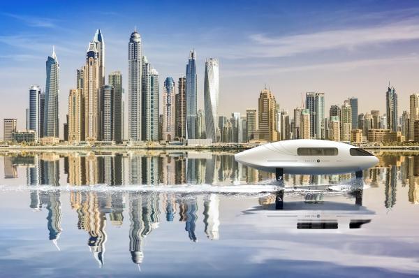 Croazieră la nivel înalt, în Dubai. Bărcile zburătoare vor pluti în aer, deasupra apei, cu până la 75 km/h