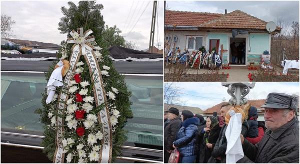 Jale mare la înmormântarea lui Marcel Moroșanu, unul dintre muncitorii morți în accidentul din Iași. Tânărul a lăsat în urmă doi copii mici