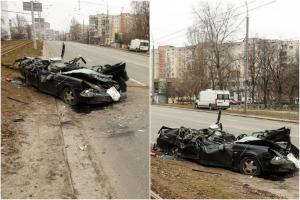 ”Nu a fost un accident, a fost de plăcere". Două blindate ale rușilor au semănat teroare în Kiev. Cadavre şi sânge în urma lor