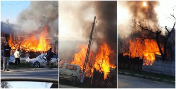 Descoperire macabră făcută de pompierii chemați la un incendiu, în Lugoj. O anchetă criminalistică este în derulare