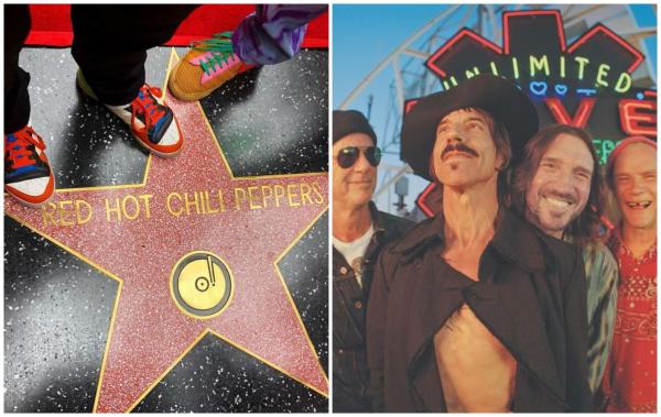 Trupa Red Hot Chili Peppers a primit o stea pe bulevardul Walk of Fame din Hollywood