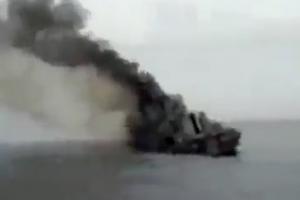 ”Idiotul naibii! Ce naiba faci?” Prima filmare cu nava Moskva cu puțin timp înainte de scufundare. VIDEO