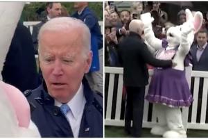 Joe Biden, salvat de iepuraşul de Paşte. Cum a fost oprit preşedintele american de la a face o nouă gafă