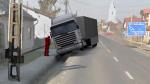 Animaţie grafică: Bărbat, strivit de camionul condus de un şofer ucrainean beat, în Maramureş. Victima este o persoană cunoscută