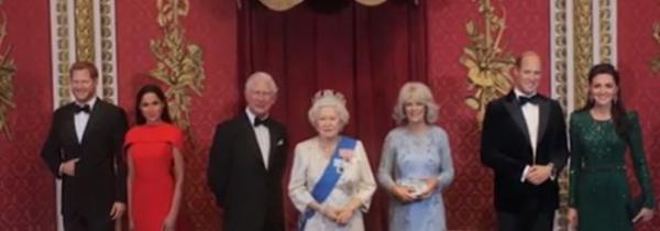 Familia Regală a Marii Britanii s-a reunit la muzeul Madame Tussauds. Cum arată acum figurile de ceară