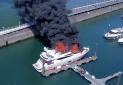 Un super-iaht de peste 7 milioane de dolari s-a scufundat după ce a ars ca o torță, într-un port din Marea Britanie