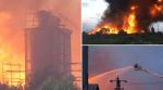 Cât de periculos a fost incendiul uriaș de lângă Pitești. Pompierii, nevoiți să poarte măști cu aer comprimat, din cauza fumului toxic