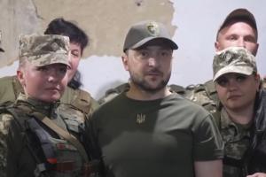 Preşedintele Zelenski, pe frontul de la Marea Neagră. Armata rusă îşi trimite în luptă unităţile de rezervă din Donbas