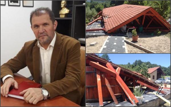 Subprefectul județului Sălaj a murit, după ce acoperișul unui foișor s-a prăbușit peste el din cauza vântului