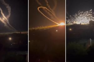 Momentul în care o rachetă ruseasă sol-aer "se întoarce" inexplicabil și explodează lângă soldații care au lansat-o