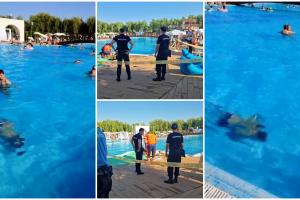 Ultimele clipe din viaţa unui bărbat din Gorj, filmate cu telefonul. S-a înecat în piscină sub privirile oamenilor, dar nimeni nu şi-a dat seama
