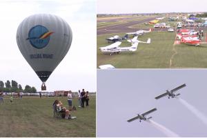 Acrobaţii aeriene demne de filme, paraşutişti şi curse cu balonul, pe aerodromul din Clinceni: ''MIG-ul, foarte impresionant!''