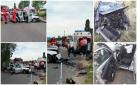 Accident cu şapte victime în Hunedoara. Planul roşu de intervenţie a fost activat. În maşini se aflau şi 5 copii