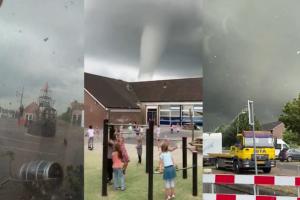 O tornadă uriaşă s-a dezlănţuit în sud-vestul Olandei. O persoană a murit, alte zece au fost rănite