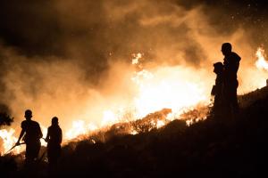 Incendiile de vegetaţie continuă să facă ravagii în Grecia. Pompierii români au fost trimiși din nou în ajutorul colegilor eleni
