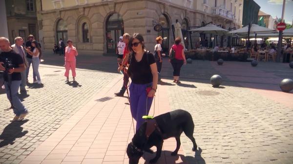 Cu 400.000 de lei, un oraș din România le poate deveni accesibil celor cu deficiențe de vedere. ”Transformăm vizualul în audio”