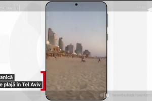 Panică pe plaja din Tel Aviv. Sirenele au sunat la doar câteva ore după semnarea armistițiului dintre Israel și Jihadul Islamic