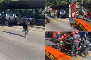 O mașină a intrat într-o stație de autobuz din Baia Mare, după ce şoferului i s-a făcut rău la volan. Bărbatul a fost resuscitat la faţa locului