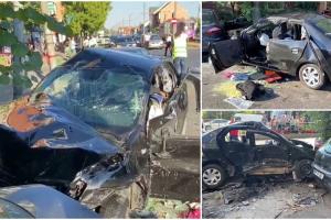 Şi-a ucis soţia după ce s-a urcat băut la volan. Un șofer de 80 de ani a făcut prăpăd cu mașina pe o stradă din Arad