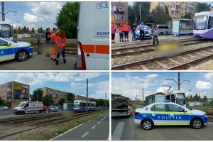 Tragedie la Timişoara. Un bărbat a murit călcat de tramvai