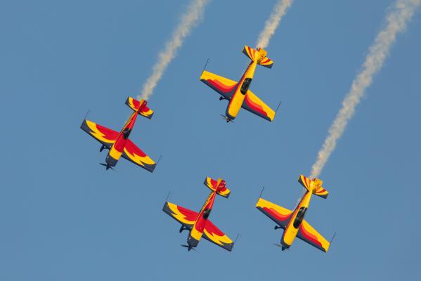 Imagini de la antrenamentele piloților români pentru BIAS 2022. Vor participa peste 100 de avioane