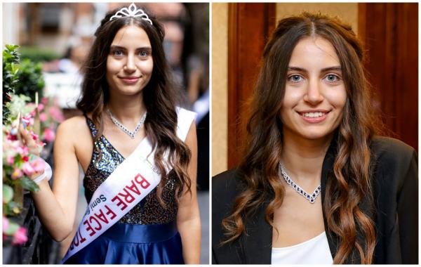 Tânăra care a ajuns finalistă Miss Anglia, complet nemachiată. Frumuseţea ei naturală i-a cucerit pe juraţi
