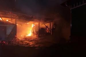 Gospodărie făcută scrum de un incendiu violent, la Suceava. Flăcările devastatoare au cuprins şi un adăpost de animale