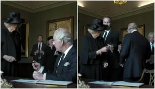 Regele Charles, enervat la culme de un stilou defect, în timpul unei ceremonii în Irlanda de Nord. VIDEO