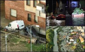 S-a rupt cerul în Italia, furtunile apocaliptice au făcut prăpăd. Cel puţin 9 morţi şi 4 dispăruţi, între care un copil de 6 ani care se afla cu mama sa în maşină
