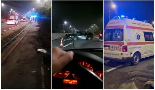 Un șofer beat a făcut prăpăd pe un drum din Pitești. A plonjat cu mașina peste un şant, a rupt un gard și s-a oprit pe iarbă
