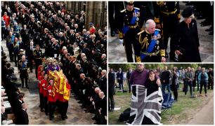 Imnul "God Save the King", intonat pentru prima dată după mai bine de 70 de ani, la funeraliile reginei Elisabeta a II-a