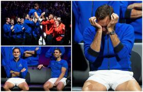 Roger Federer, în lacrimi la meciul de retragere jucat alături de rivalul şi prietenul său de-o viaţă, Nadal. "Mi-am dorit să mă simt aşa la final!"