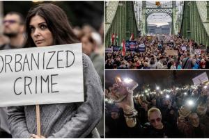 Protest cu 80.000 de oameni în stradă la Budapesta. Profesorii cer salarii mai mari, dar Viktor Orban a fost lăsat de UE fără bani