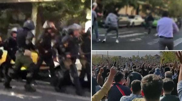 Proteste în Iran: Oameni răpiți în plină zi de agenți ai poliției secrete, în încercarea de a reprima revolta. Președintele Raisi le-a vorbit iranienilor