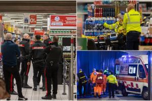 Teroare la Carrefour: Italianul care a înjunghiat oameni la întâmplare a fost oprit de clienţi: ''Am fost îngroziți, toţi fugeau, copiii plângeau''