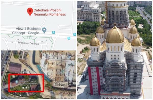 A fost identificată persoana care a adăugat pe Google Maps "Catedrala Prostirii Neamului". Amendă de 10.000 de lei