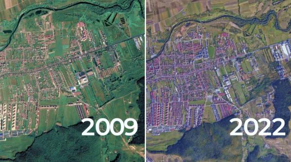 Comuna care în doar 12 ani a devenit cea mai mare din România. Cartiere rezidenţiale cu condiţii ca la sat