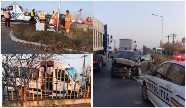 Accident cu 16 victime în Vrancea, pe "Drumul Morții". 10 echipaje de pompieri și ambulanțe au venit în ajutorul răniților