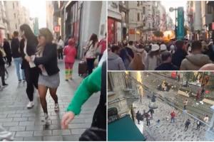 Mărturiile turiştilor români în urma exploziei din Istanbul, soldată cu 6 morţi şi zeci de răniţi. Minge de foc, în apropierea pieţei Taksim, trecătorii au fost aruncaţi la pământ