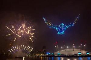 Iașiul întâmpină Anul Nou cu drone în loc de artificii. Veterinar: "Am întâlnit și cazuri de infarct după un astfel de stres"