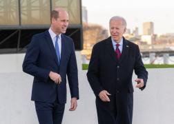 O nouă întrevedere de grad zero pentru Joe Biden. A fost vizitat de prinţul moştenitor William şi prinţesa Catherine