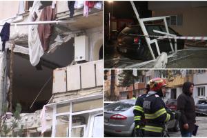 Filmul exploziei din Suceava: peretele unui apartament a sărit cu totul, 20 de  mașini avariate. Un bărbat a fost aruncat afară din imobil