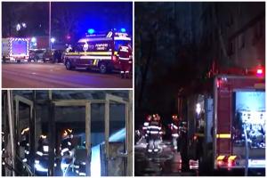Incendiu în toiul nopţii, la parterul unei clădiri de birouri ANAF din Bucureşti. De la ce ar fi pornit focul