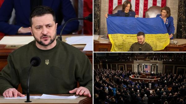 Zelenski, ovaţionat după un discurs istoric în Congresul SUA: "Banii voştri nu sunt caritate", "Ucraina nu se va preda niciodată"