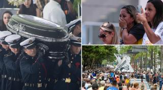 Imagini emoționante de la funeraliile legendarului Pele. Mii de oameni l-au condus pe ultimul drum