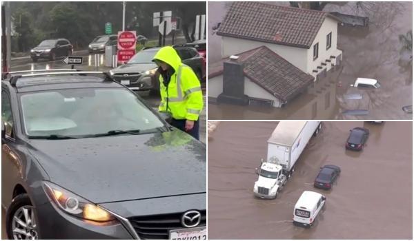 Oraşul vedetelor din SUA, evacuat din cauza ploii. Cel puțin 12 persoane și-au pierdut viața în urma dezastrului