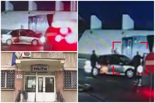 Explicaţii halucinante ale poliţistului de la Rutieră, după ce a izbit o maşină, beat la volan, şi a fugit. Accidentul cu 3 răniţi a fost filmat